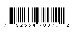 792554700702 Barcode