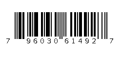 796030614927 Barcode