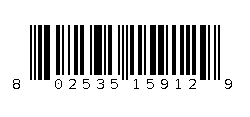 802535159129 Barcode
