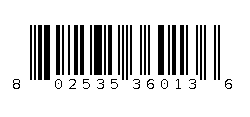 802535360136 Barcode