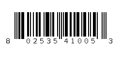 802535410053 Barcode
