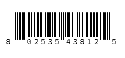 802535438125 Barcode