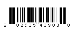 802535439030 Barcode