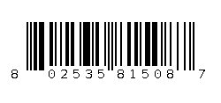 802535815087 Barcode