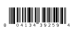 804134392594 Barcode