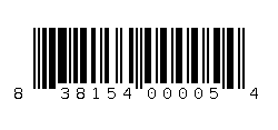 838154000054 Barcode