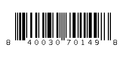 840030701498 Barcode