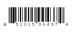 851015004374 Barcode