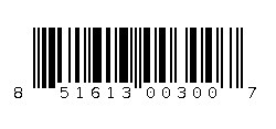 851613003007 Barcode