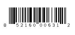 852160006312 Barcode