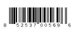 852537005696 Barcode