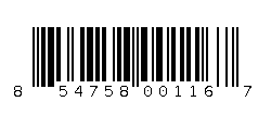 854758001167 Barcode