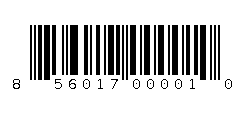 856017000010 Barcode