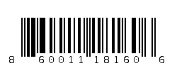 860011181606 Barcode