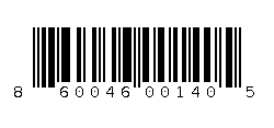 860046001405 Barcode