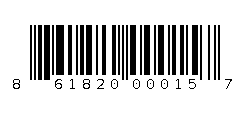 861820000157 Barcode