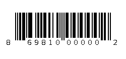 869810000002 Barcode