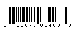 888670034033 Barcode