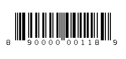 890000001189 Barcode