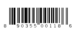 890355001186 Barcode