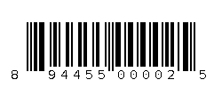 894455000025 Barcode