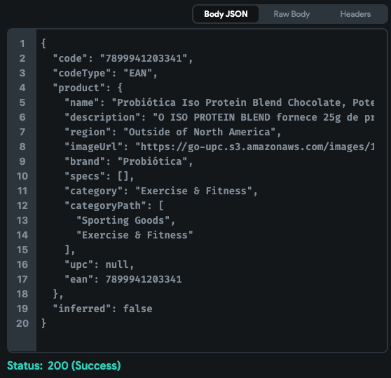 Integrating Go-UPC with FlutterFlow Screenshot 1